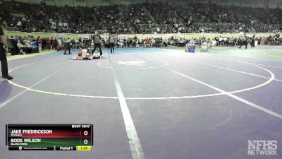 4A-132 lbs Quarterfinal - Bode Wilson, Blanchard vs Jake Fredrickson, Poteau