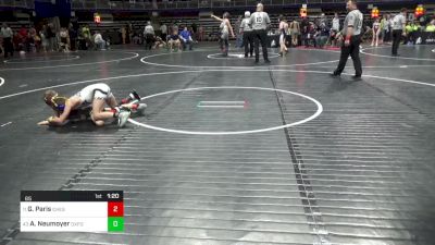 65 lbs Round Of 32 - Grayden Paris, Chestnut Ridge vs Andrew Neumoyer, Oxford