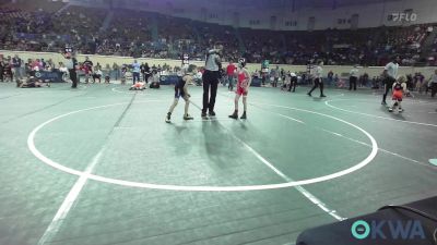 58 lbs Consi Of 16 #1 - Eli Raven, Davis Youth Wrestling Club vs Kason Tabor, Berryhill Wrestling Club