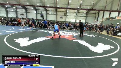 113 lbs Champ. Round 1 - Curran Smeller, OR vs Osiris Bell, WA