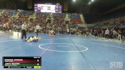 138 lbs Champ. Round 1 - Joryn Richter, Bismarck St Mary`s vs Konnor Johnson, Fargo North