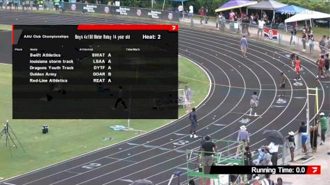 Youth Boys' 4x100m Relay, Semi-Finals 2 - Age 14