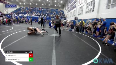 102 lbs Rr Rnd 1 - Silver Belvin, Shelton Wrestling Academy vs Bailie Thompson, Little Axe Takedown Club