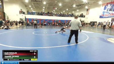 113 lbs Cons. Round 2 - Alex Rosales, American Falls vs Tanner George, Coeur D Alene