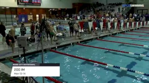 Music City Invite, Men 200 IM B Final