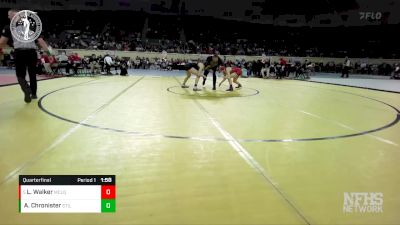 5A - 135 lbs Quarterfinal - Laine Walker, MCLOUD vs Adrianna Chronister, STILWELL