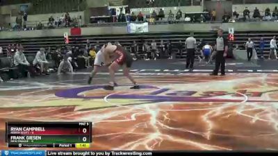 182 lbs Round 3 (4 Team) - Ryan Campbell, North Scott vs Frank Giesen, New Prague