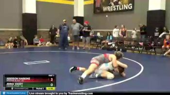 135 lbs Round 1 (12 Team) - Addison Harkins, Missouri Black vs Anna Vasey, Chasing Titles