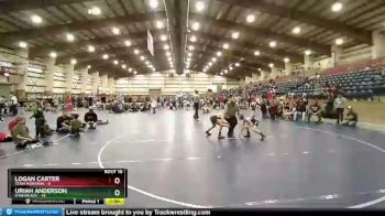 84 lbs Quarters & Wb (16 Team) - Uriah Anderson, Utah Black vs Logan Carter, Team Montana