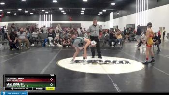 100 lbs Round 2 (8 Team) - Dominic Way, West Virginia vs Levi Coulter, Zeus Wrestling Club