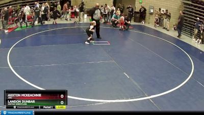 39 lbs Cons. Round 3 - Landon Dunbar, Uintah Wrestling vs Axxton Mckeachnie, JWC