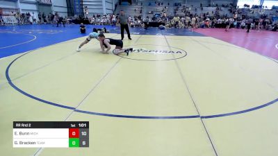 132 lbs Rr Rnd 2 - Elijah Bunn, Michigan Grapplers Blue vs Gideon Bracken, Team Big Dills - SFWC