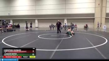 116 lbs Round 2 (6 Team) - Landon Bates, Backyard Boyz Blue vs Christian Vazquez, Doral Academy/Maximum Performance