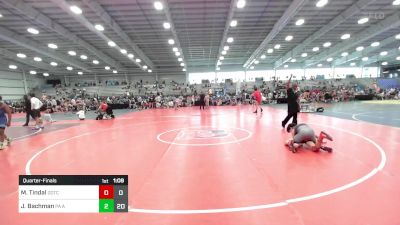 100 lbs Quarterfinal - Maddox Tindal, Team Gotcha vs Joe Bachman, PA Alliance Black