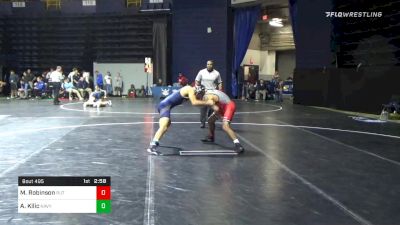 125 lbs Consolation - Malcolm Robinson, Rutgers vs Aslan Kilic, Navy