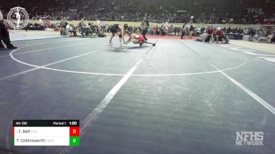 4A-132 lbs Quarterfinal - Trenton Bell, FT. GIBSON vs Tucker Collinsworth, CATOOSA