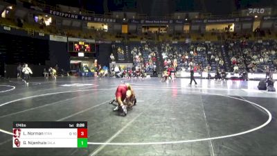 174 lbs Quarterfinal - Lorenzo Norman, Stanford vs Gerrit Nijenhuis, Oklahoma