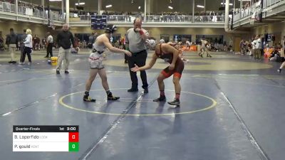 Quarterfinal - Brandon Loperfido, Lock Haven Unattached vs Patrick Gould, Kent State Unattached