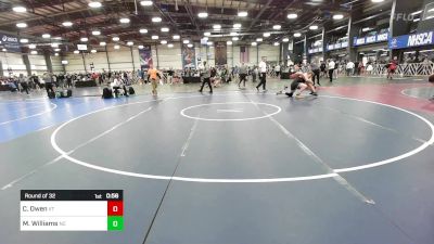 180 lbs Round Of 32 - Colby Owen, VT vs Marley Williams, NC