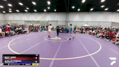 195 lbs Placement Matches (8 Team) - Riley Jones, Oregon vs Quinlan Morgan, Minnesota Blue