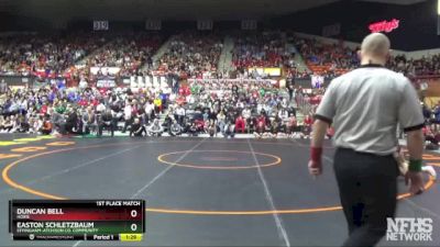 3-2-1A 157 1st Place Match - Easton Schletzbaum, Effingham-Atchison Co. Community vs Duncan Bell, Hoxie