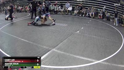 80 lbs Semis & 1st Wrestleback (8 Team) - Casey Lee, South Dakota Lightning vs Hunter Edlin, Kentucky