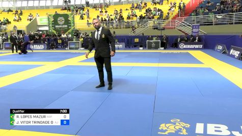 RENAN LOPES MAZUR vs JOÃO VITOR TRINDADE OLIVEIRA 2024 Brasileiro Jiu-Jitsu IBJJF