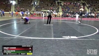 1A-4A 165 Champ. Round 2 - Pruitt Conner, St James vs Peyton White, J.U. Blacksher