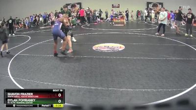 115 lbs Round 5 - Shavon Frazier, White Knoll Youth Wrestling vs Dylan Pomranky, KC Elite Training Center