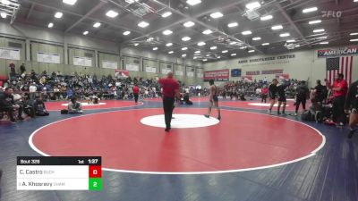 165 lbs Round Of 32 - Cooper Castro, Buchanan vs Arvin Khosravy, Chaminade College Prep Sch