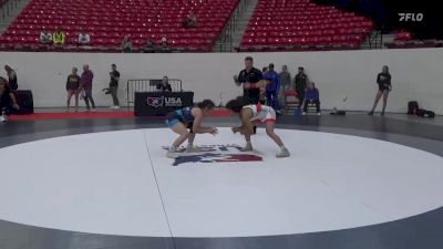 50 kg Rnd Of 16 - Audrey Jimenez, Sunkist Kids Wrestling Club vs Eliana Martinez, Texas