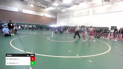 120 lbs Round Of 32 - Michael Manzano, La Canada vs Christian Garcia, Walnut