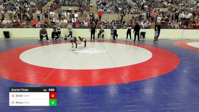 57 lbs Quarterfinal - Samuel Shell, Morris Fitness Wrestling Club vs Cruz Knox, Dragons Junior Wrestling Club