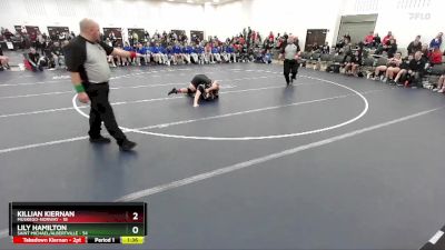 235 lbs Round 1 (4 Team) - Lily Hamilton, Saint Michael/Albertville vs Killian Kiernan, Muskego-Norway