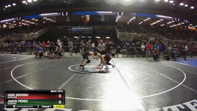 2A 106 lbs Quarterfinal - Jason Perez, Gateway vs Jake Giovino, Satellite