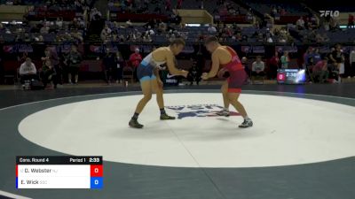 86 lbs Cons. Round 4 - Owen Webster, Gopher Wrestling Club - RTC vs Evan Wick, SOCAL RTC/TMWC