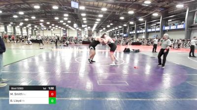 285 lbs Round Of 64 - Matthew Smith, NJ vs Ben Lloyd, PA