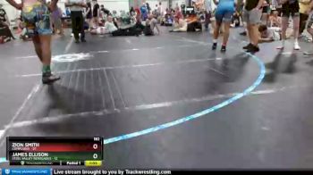 182 lbs Round 3 (3 Team) - Zion Smith, Compound vs James Ellison, Steel Valley Renegades