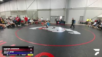 100 lbs Round 1 (16 Team) - Hunter Anderson, Idaho vs Brady Byrd, Indiana