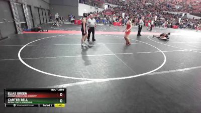 150 lbs Quarterfinal - Carter Bell, Ripon Youth Wrestling vs Elias Green, Askren Wrestling Academy