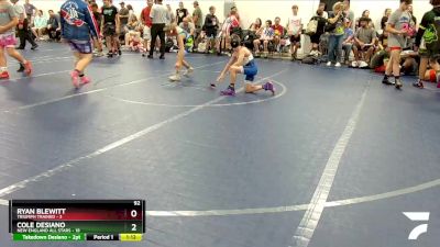 92 lbs Round 5 (8 Team) - Ryan Blewitt, Triumph Trained vs Cole Desiano, New England All Stars