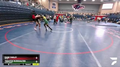 215 lbs Quarterfinal - Trenton Burkhalter, Klein Forest vs Dane Farley, Wylie