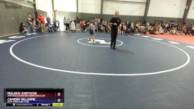 85 lbs Round 1 - Malakai Zartuche, Sons And Daughters Wrestling Club vs Camden Gillaspie, Elma Wrestling Club