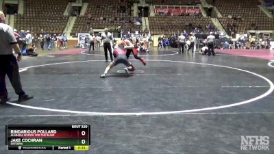 160 lbs Cons. Round 4 - Rindarious Pollard, Alabama School For The Blind vs Jake Cochran, Satsuma