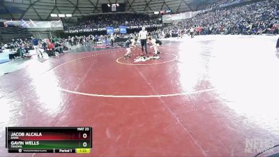 4A 138 lbs Quarterfinal - Jacob Alcala, Davis vs Gavin Wells, Tahoma