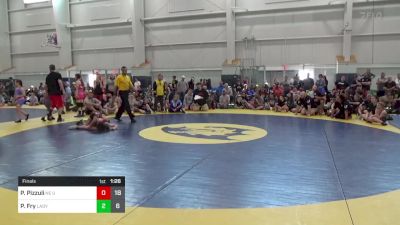 75 lbs Final - Payton Pizzuli, NE United (OH) vs Piper Fry, Lady Pitbulls