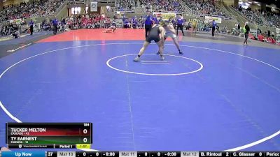 184 lbs Semis & 1st Wrestleback (8 Team) - Ty Earnest, Mazama vs Tucker Melton, Cascade