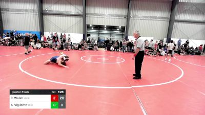 135 lbs Quarterfinal - Carson Walsh, Edge Black vs Attila Vigilante, Triumph Trained