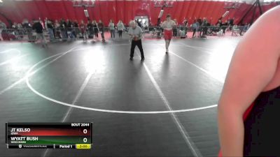 285 lbs Round 1 - Jt Kelso, Iowa vs Wyatt Bush, Wisconsin