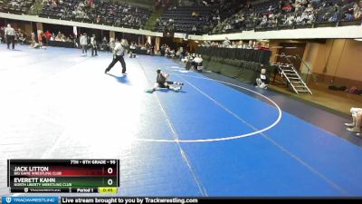 95 lbs Cons. Round 2 - Everett Kahn, North Liberty Wrestling Club vs Jack Litton, Big Game Wrestling Club